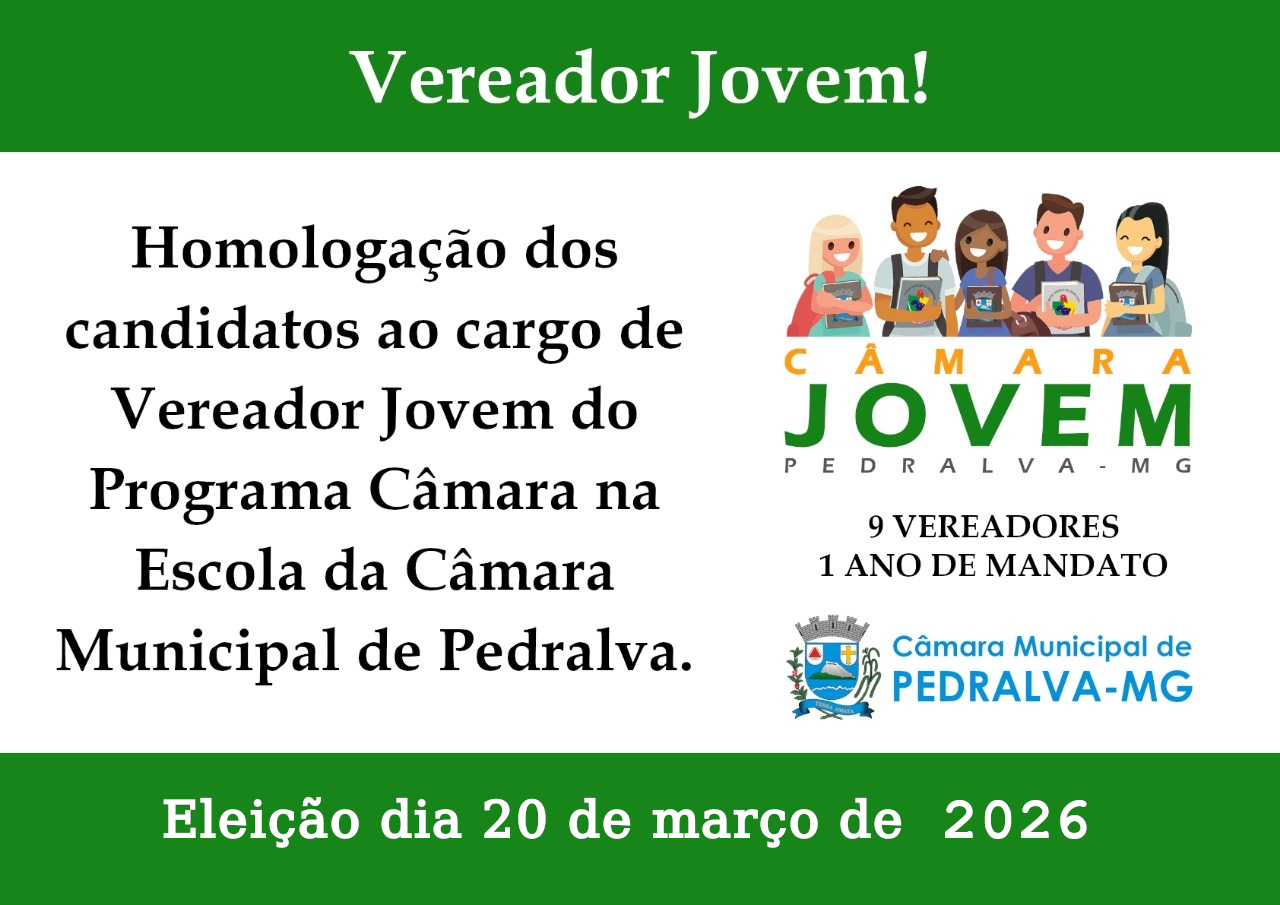 ✨ Divulgação dos Candidatos – Vereador Jovem 2026 ✨