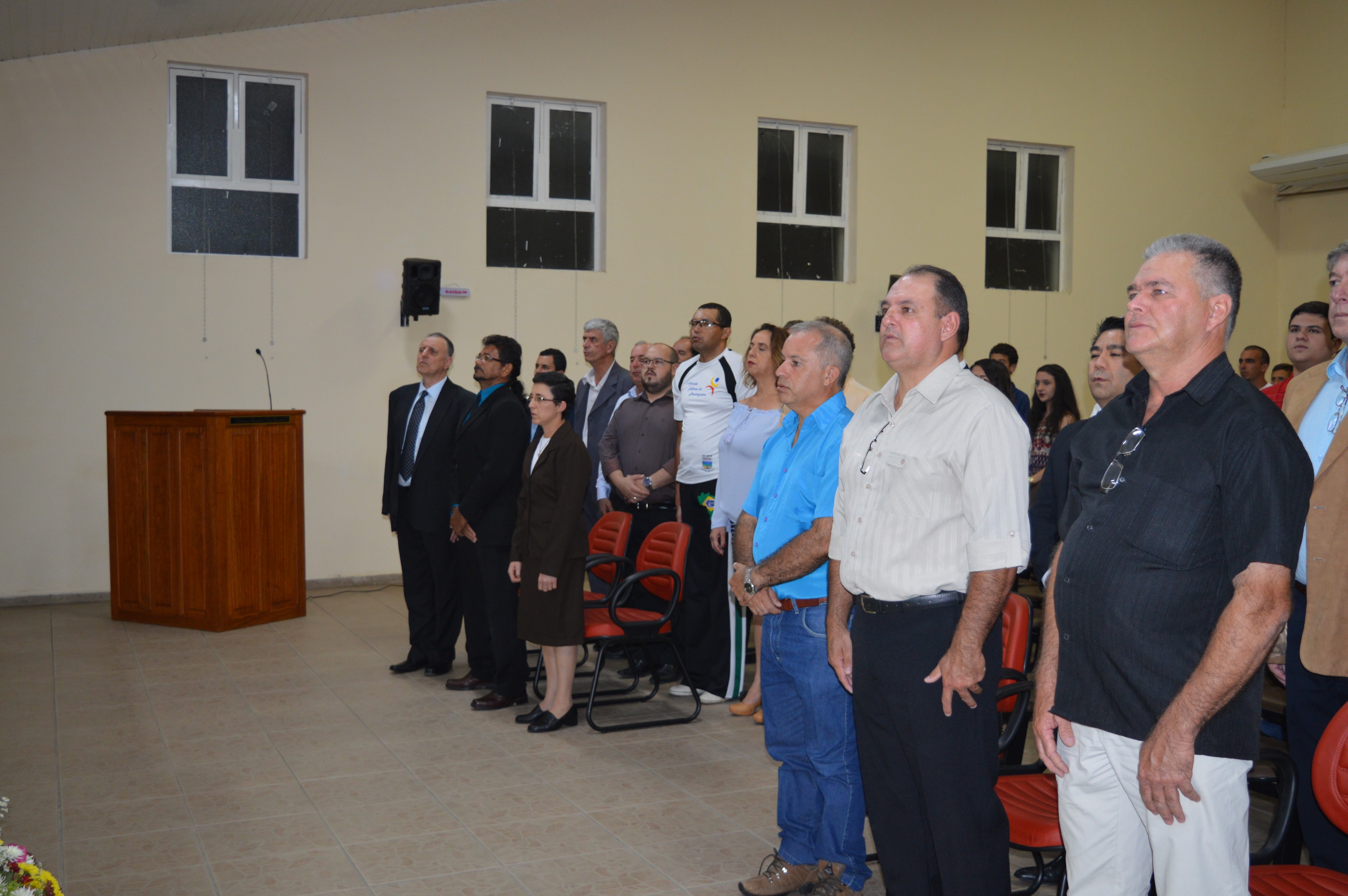 Entrega de títulos no aniversário da cidade em 2018