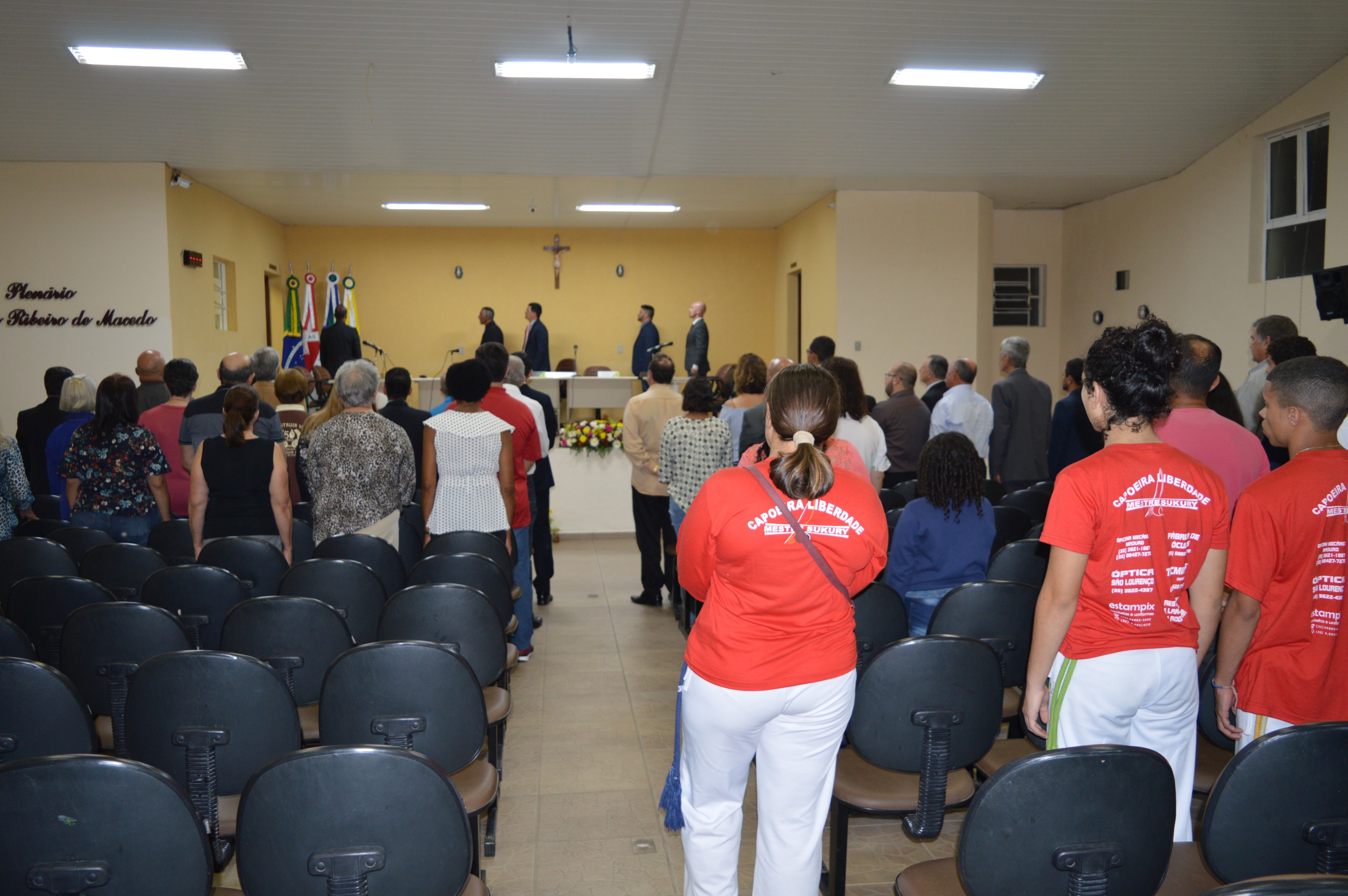 Entrega de títulos no aniversário da cidade em 2018
