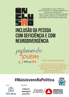 🚀✨ Inscrições abertas – Parlamento Jovem Minas 2026!