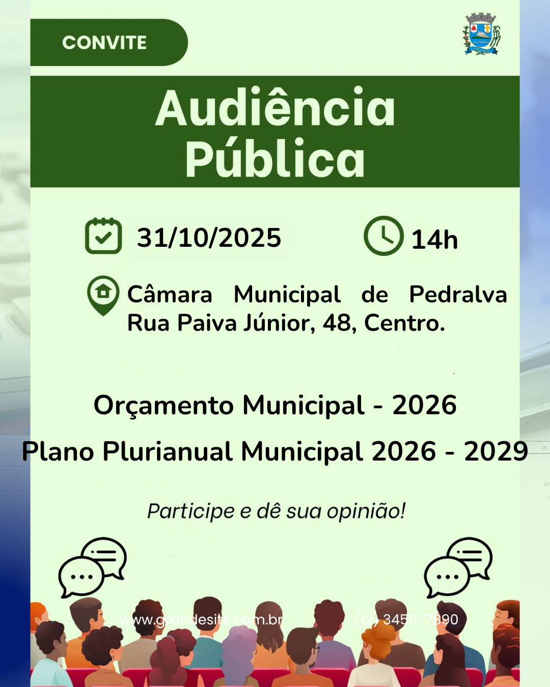 Audiência Pública - LOA/2026 e do PPA 2026/2029