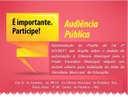 Audiência Pública para apresentação do Projeto de Lei nº 041/2017 Audiência Pública para apresentação do Projeto de Lei nº 041/2017