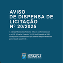 Aviso de Dispensa de Licitação