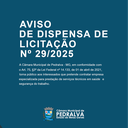 Aviso de Dispensa de Licitação