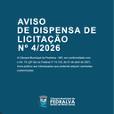 Aviso de Dispensa de Licitação