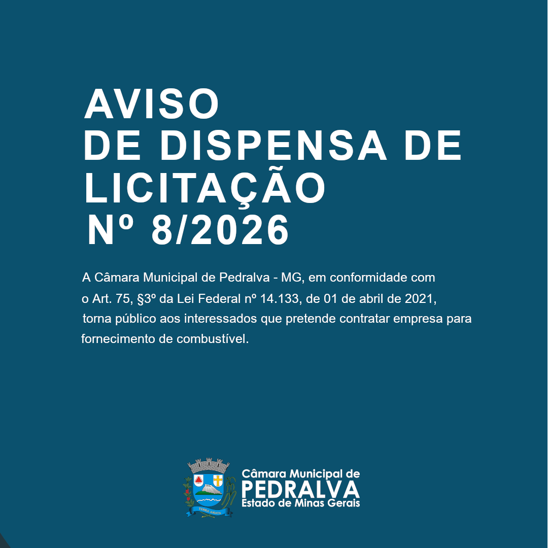 Aviso de Dispensa de Licitação