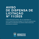 Aviso de Dispensa de Licitação