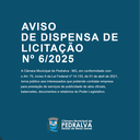 Aviso de Dispensa de Licitação