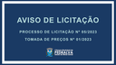 Aviso de Licitação Aviso de Licitação