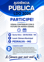 Câmara Municipal realiza Audiência Pública para discussão da LDO 2026