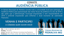 Câmara realizou audiência para tratar das finanças municipais Câmara realizou audiência para tratar das finanças municipais