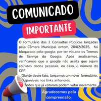 Comunicado - Consulta Pública