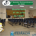 Convocada Sessão Extraordinária Convocada Sessão Extraordinária