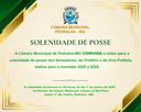 Posse dos novos Vereadores, Prefeito e Vice-Prefeita