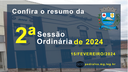 Resumo da 2ª Sessão Ordinária de 2024