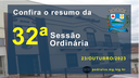 Resumo da 32ª Sessão Ordinária de 2023