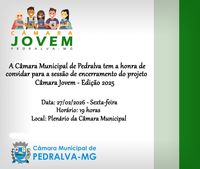 Sessão Solene - Encerramento do Projeto Vereador Jovem de 2025