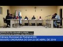 Sessão Ordinária do dia 22 de abril de 2019 Sessão Ordinária do dia 22 de abril de 2019
